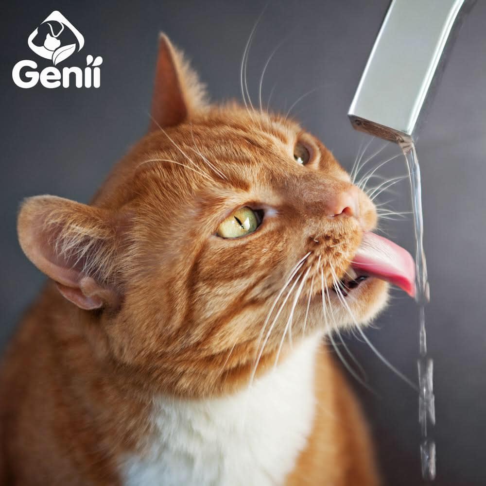 mèo uống nhiều nước tốt không